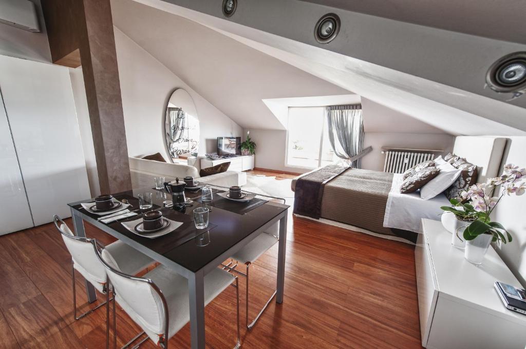 Ferienwohnung Cute & Cozy Terrace Bergamo Zimmer foto